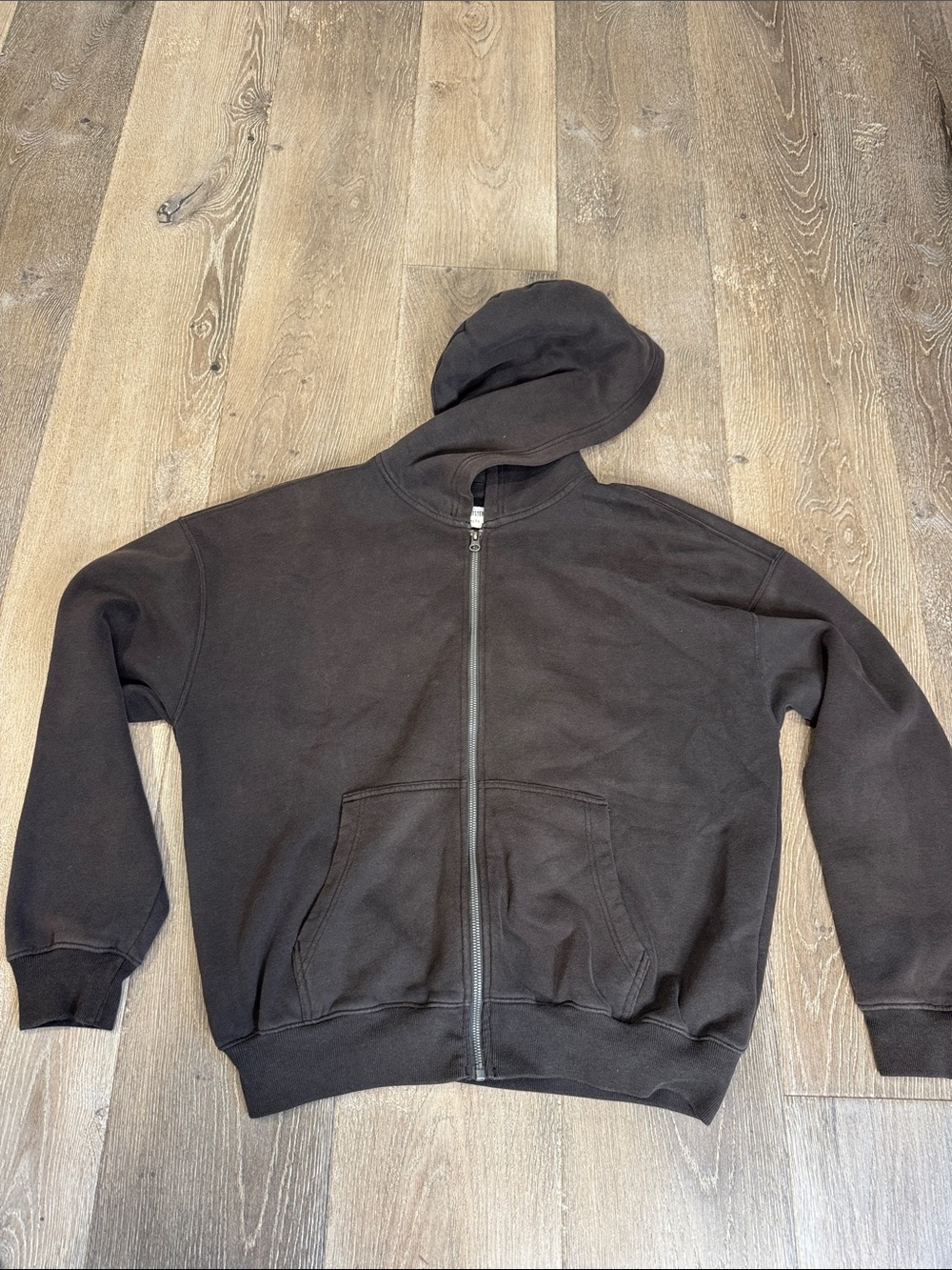 Hollister Men's Black Full-Zip Hooded Sweatshirt 0762